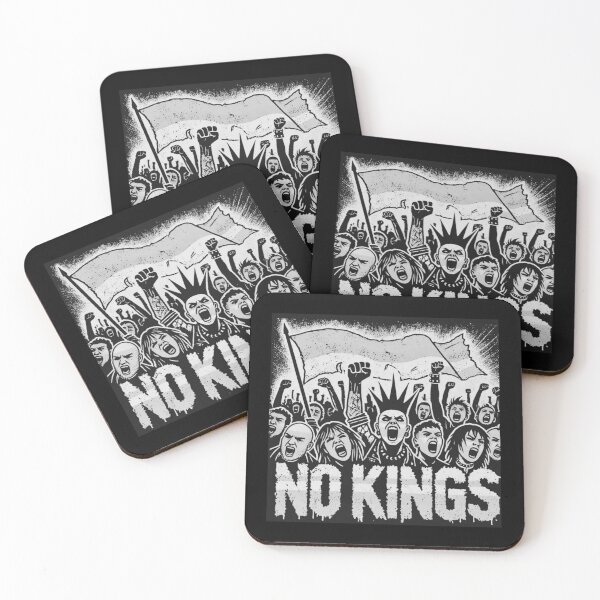 Item preview, no kings no oligarchs designed and sold by TEEJAMBOREE.