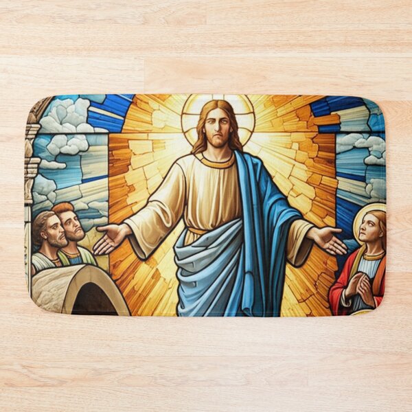 Item preview, STAINED GLASS JESUS designed and sold by Obinne.