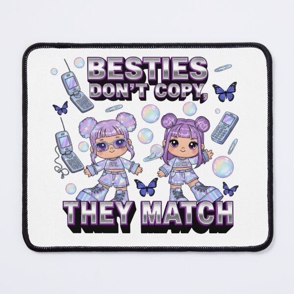 Item preview, Besties Don't Copy They Match – Kawaii Matching Friends Aesthetic Design designed and sold by AnnDesignStudio.