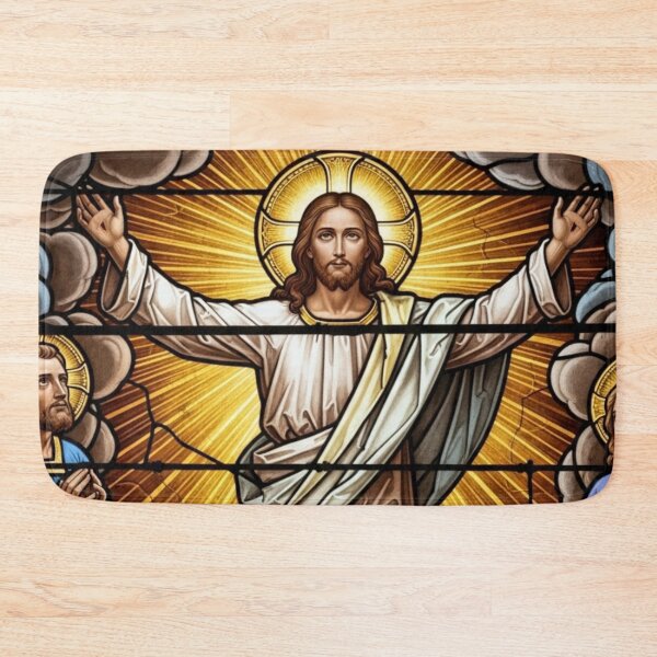 Item preview, STAINED GLASS JESUS designed and sold by Obinne.