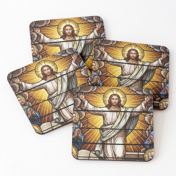 Item preview, STAINED GLASS JESUS designed and sold by Obinne.