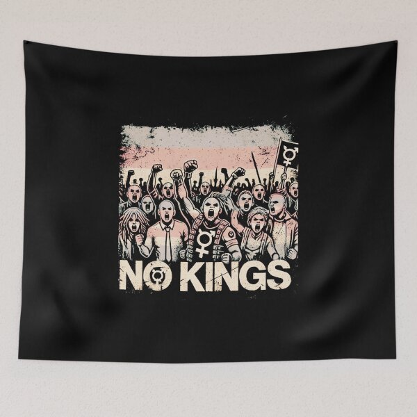 Item preview, no kings no oligarchs designed and sold by TEEJAMBOREE.