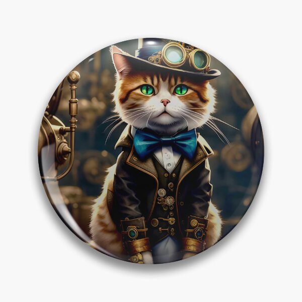 Item preview, Steam punk Raggamuffin Cat designed and sold by widdy170.