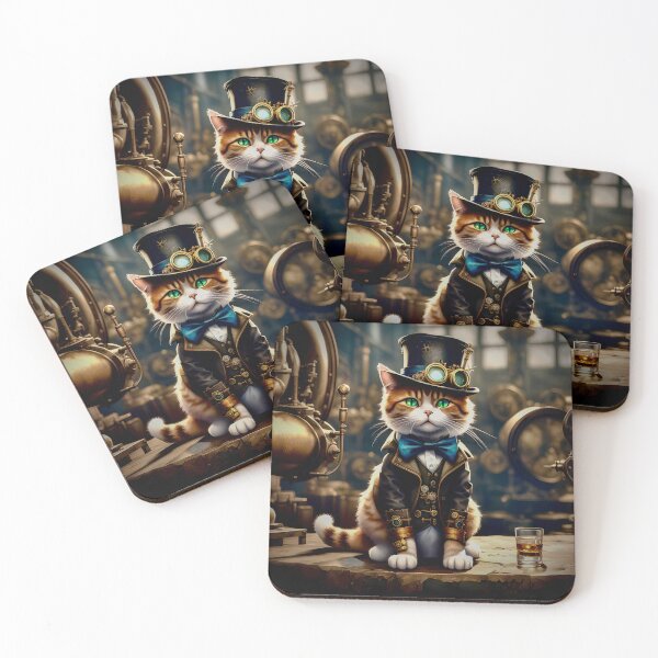 Item preview, Steam punk Raggamuffin Cat designed and sold by widdy170.