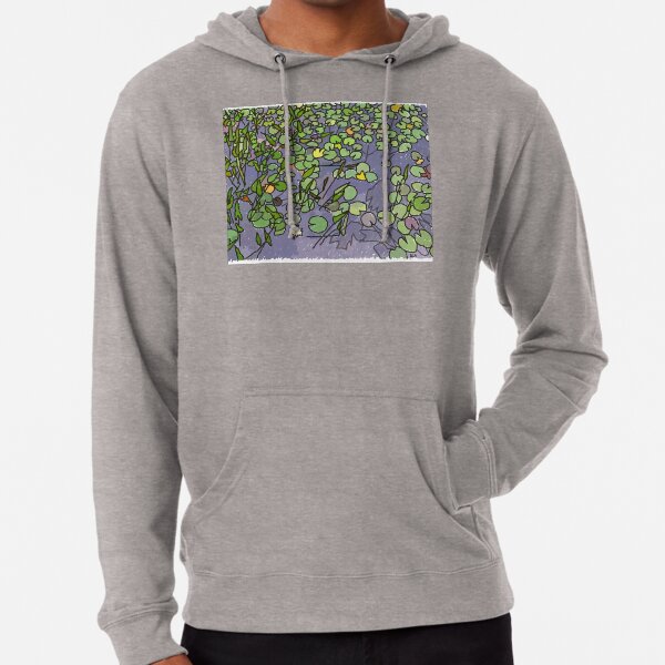 Lily Pads at Paul Smith's Pond No05 Lightweight Hoodie