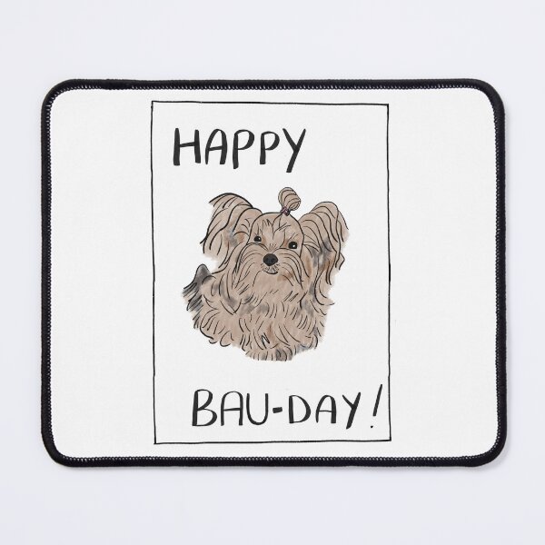 Item preview, Happy birthday bau day dog designed and sold by sammer-studio.