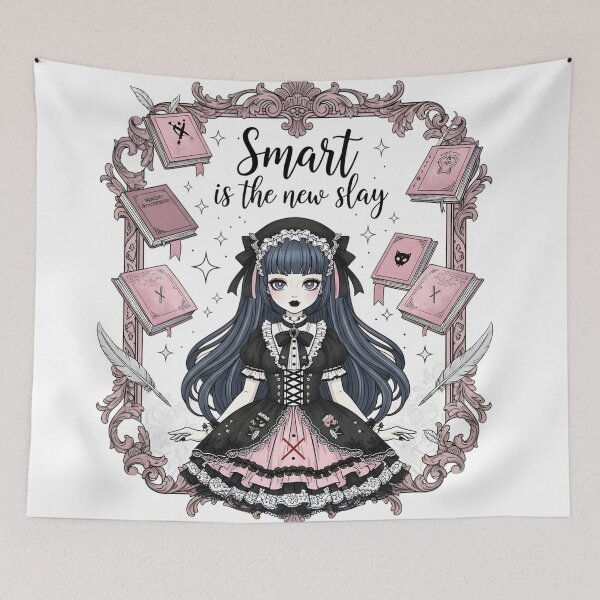Item preview, Smart Is the New Slay – Kawaii Gothic Academia Lolita Aesthetic designed and sold by AnnDesignStudio.