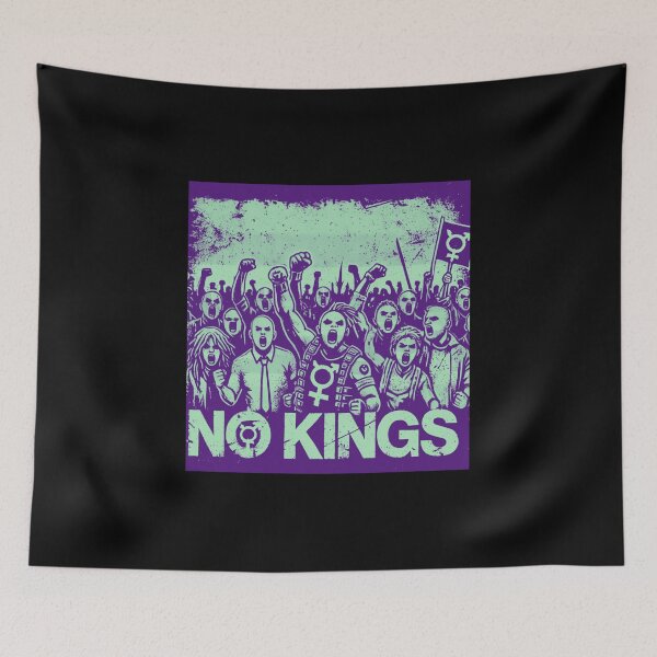 Item preview, no kings no oligarchs designed and sold by TEEJAMBOREE.