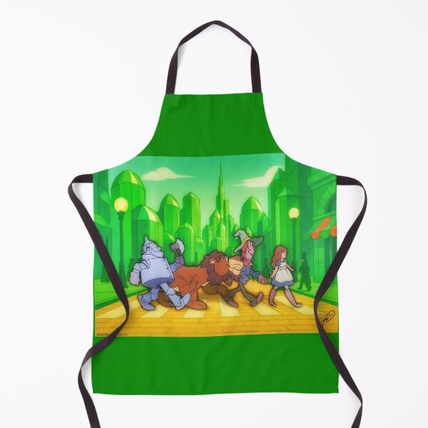 Item preview, The Fab Four Hit the Yellow Brick Crosswalk – Emerald City Style! designed and sold by dennisdraws.
