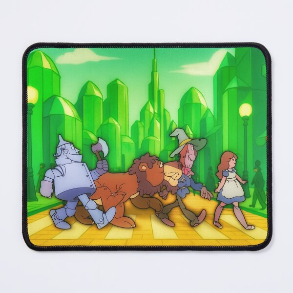 Item preview, The Fab Four Hit the Yellow Brick Crosswalk – Emerald City Style! designed and sold by dennisdraws.