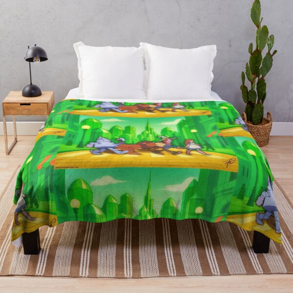 Item preview, The Fab Four Hit the Yellow Brick Crosswalk – Emerald City Style! designed and sold by dennisdraws.