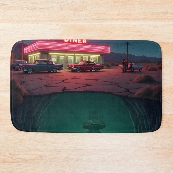 Item preview, Visitors Beneath the Diner designed and sold by AlienInkvasion.