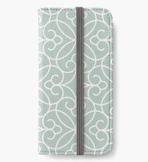 Duck Egg Green Pattern iPhone Wallet/Case/Skin