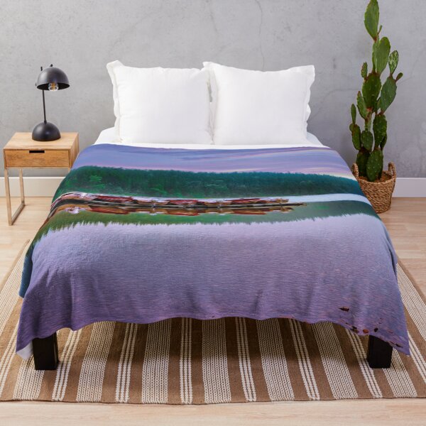 Item preview, Foggy Harbor In Glacier National Park designed and sold by Kay Brewer.