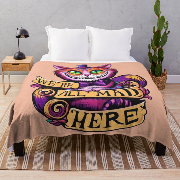 Item preview, “We're All Mad Here” Cheshire Cat designed and sold by Myra365Art.