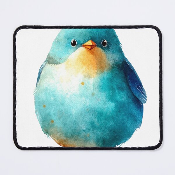 Item preview, Cute Round Blue Bird designed and sold by PaperieJennifer.