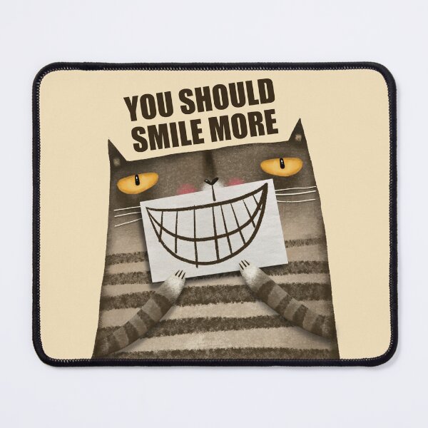 Item preview, You should smile more - grumpy cat designed and sold by poket.piktures.