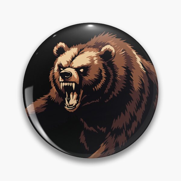 Item preview, Angry Grizzly  Bear Roaring designed and sold by AwesomeBeyondLimits.
