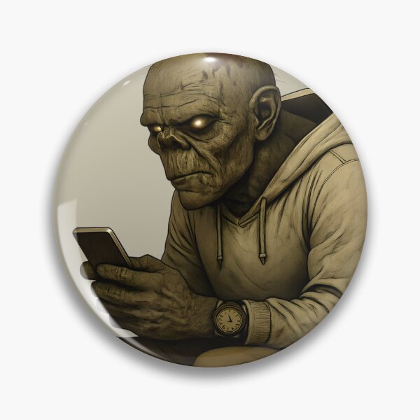 Artikelvorschau, Zombie mit Smartphone - Untoter mit Telefon entworfen und verkauft von NightTimeJ.