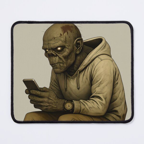Artikelvorschau, Zombie mit Smartphone - Untoter mit Telefon entworfen und verkauft von NightTimeJ.