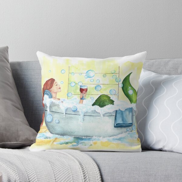 Item preview, mermaid in the bathtub designed and sold by DariaCeppelli.