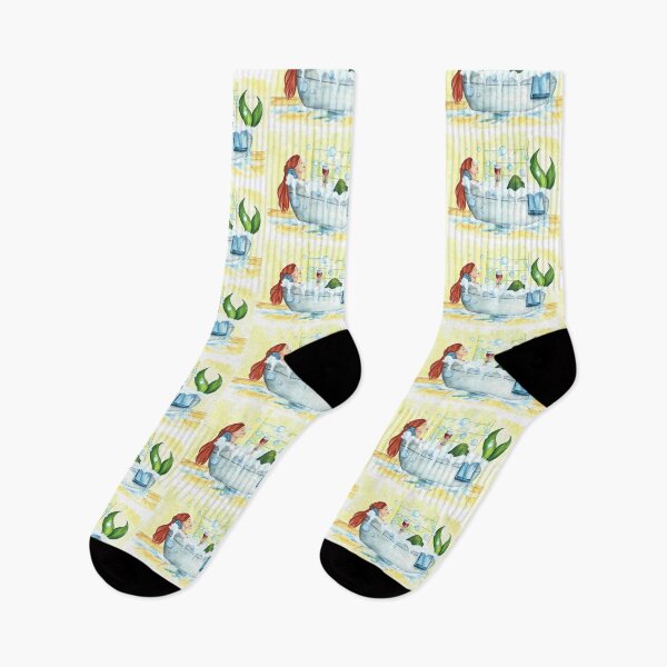 Item preview, mermaid in the bathtub designed and sold by DariaCeppelli.