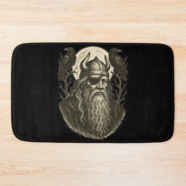 Item preview, Viking Odin Huginn And Muninn Norse Vintage designed and sold by TomFrontierArt.