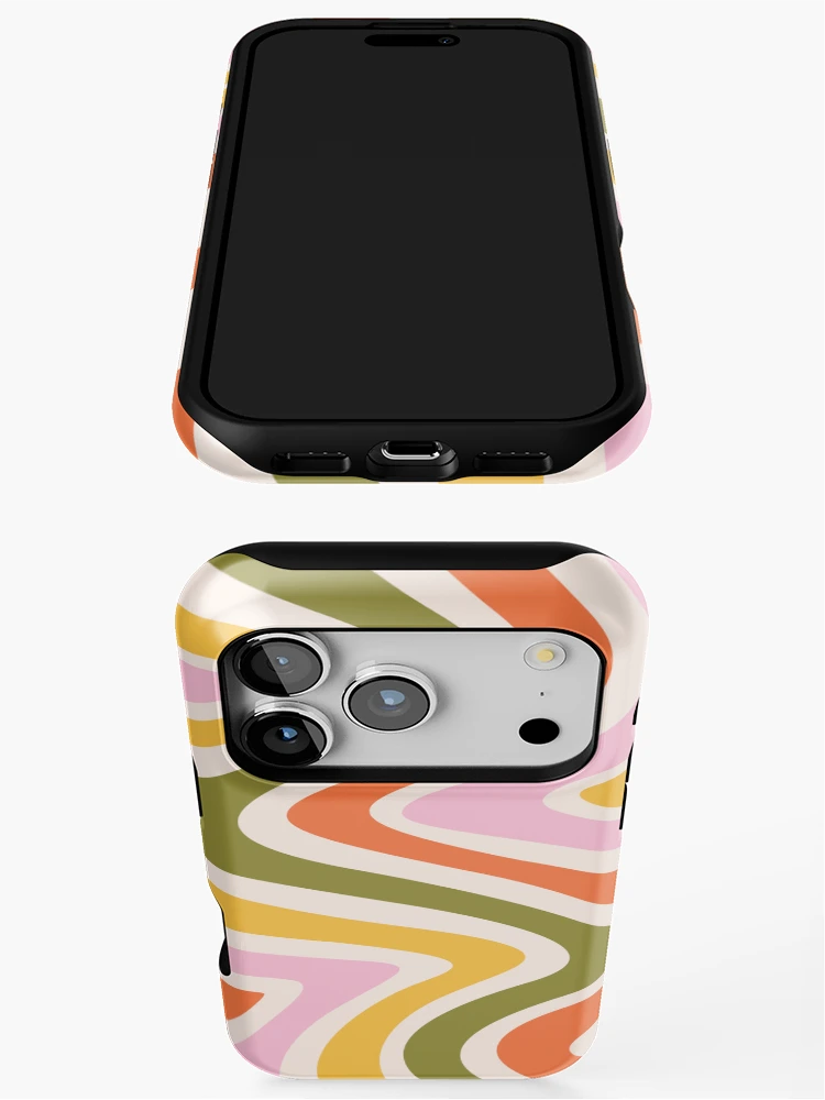 Thumbnail 3 of 4, iPhone Case, Groovy Abstract Pattern designed and sold by PeachyPetichor.