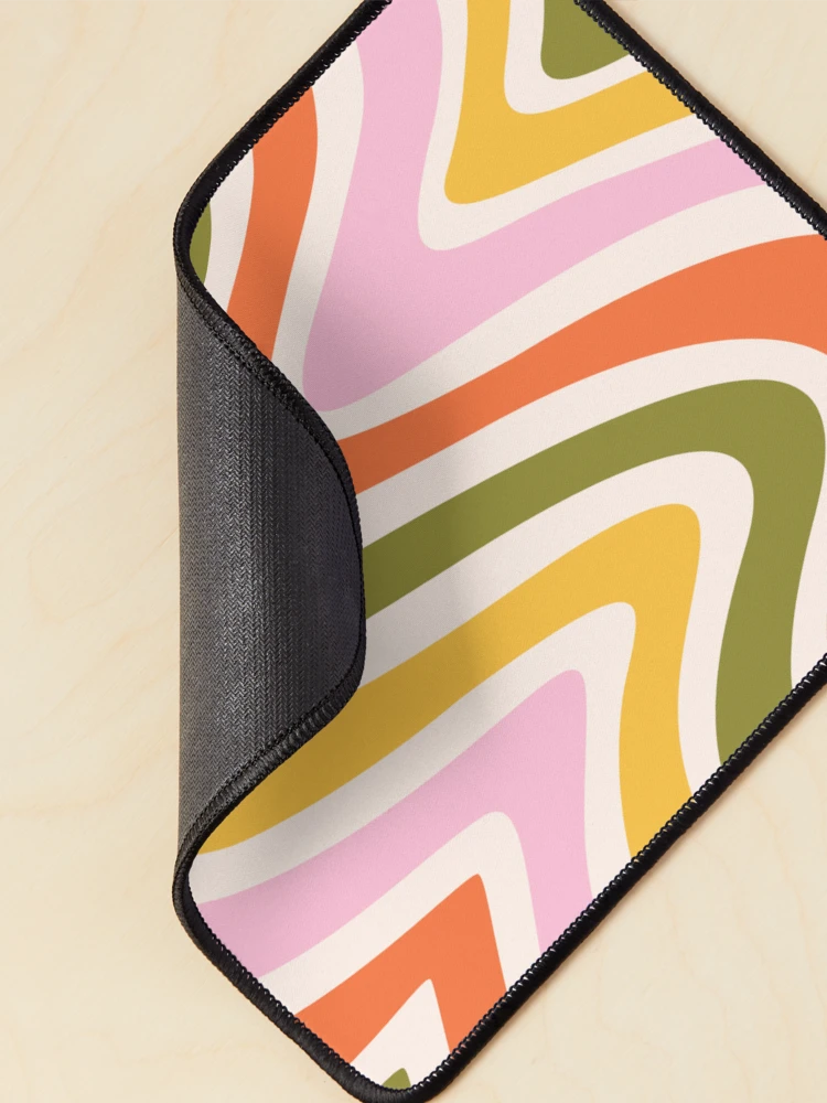 Thumbnail 2 of 5, Mouse Pad, Groovy Abstract Pattern designed and sold by PeachyPetichor.