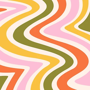Artwork thumbnail, Groovy Abstract Pattern by PeachyPetichor