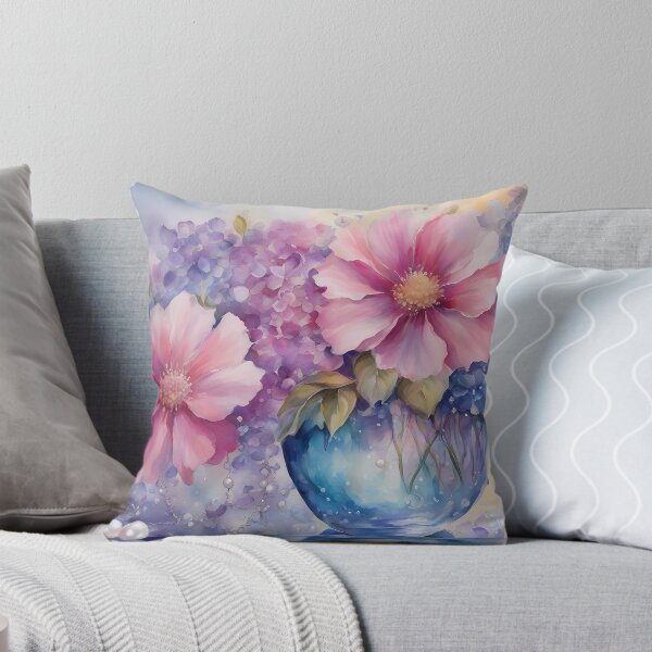 Item preview, Beautiful Flowers in Glass Vase designed and sold by CalmnessbyChoice.