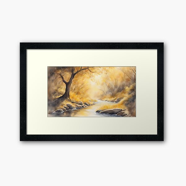 Item preview, Golden Autumn River designed and sold by BookCovered.