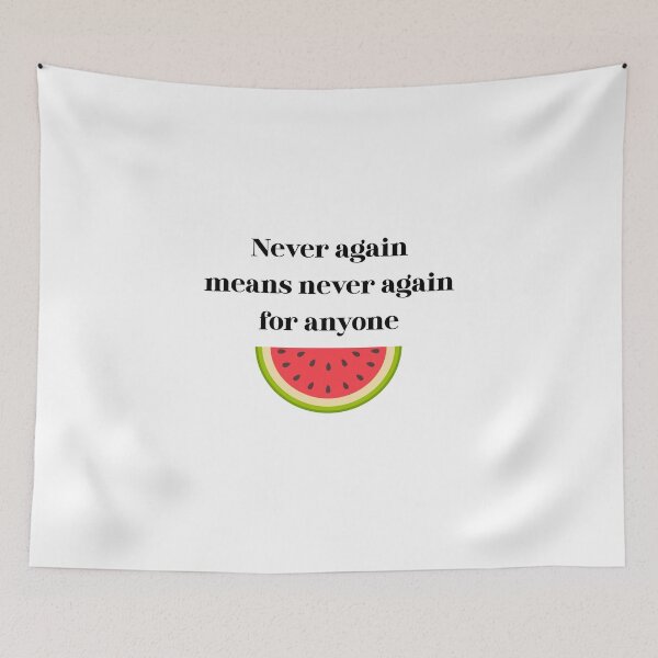 Item preview, Never again means never again for anyone designed and sold by Spiced Whimsy.
