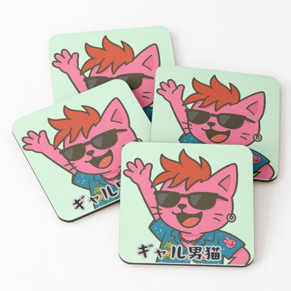 Item preview, gyaru-o cat -ギャル男猫 designed and sold by SAKURAMOD.