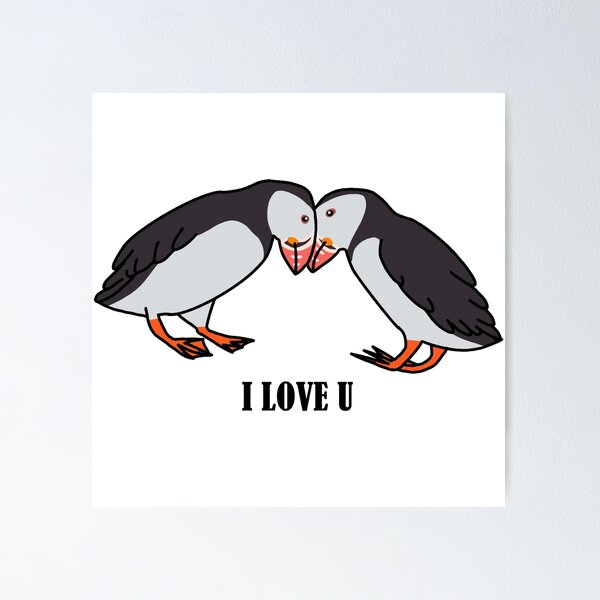 Item preview, Puffins designed and sold by Leapingdoe.