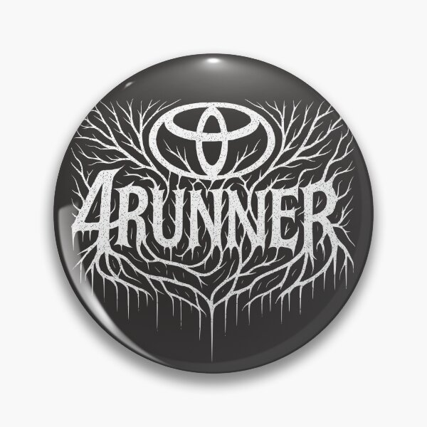 Item preview, 4Runner Logo – Black Metal Typography Art designed and sold by 4RunnerGear.