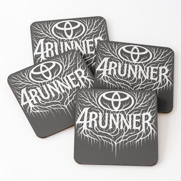 Item preview, 4Runner Logo – Black Metal Typography Art designed and sold by 4RunnerGear.