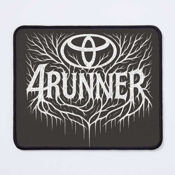 Item preview, 4Runner Logo – Black Metal Typography Art designed and sold by 4RunnerGear.