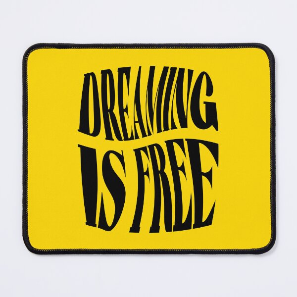 Item preview, Dreaming Is Free – Minimalist Lyric-Inspired Quote in Black designed and sold by didijuca.