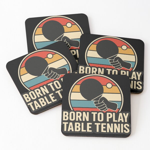 Item preview,  Born to Play Table Tennis - Retro Vintage Style designed and sold by OTSC.