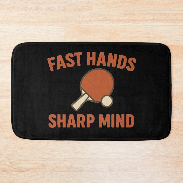 Item preview, Fast Hands Sharp Mind | Table Tennis Ping Pong Player Retro Design designed and sold by OTSC.