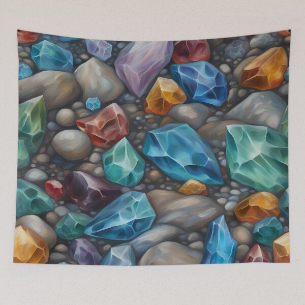 Item preview, Crystals on Sea Floor designed and sold by CalmnessbyChoice.