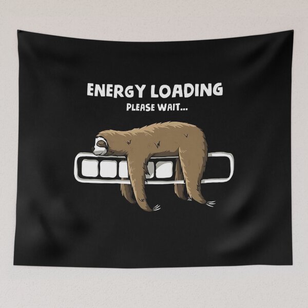 Item preview, Energy Loading Sloth - Please Wait... designed and sold by Evo Desings.