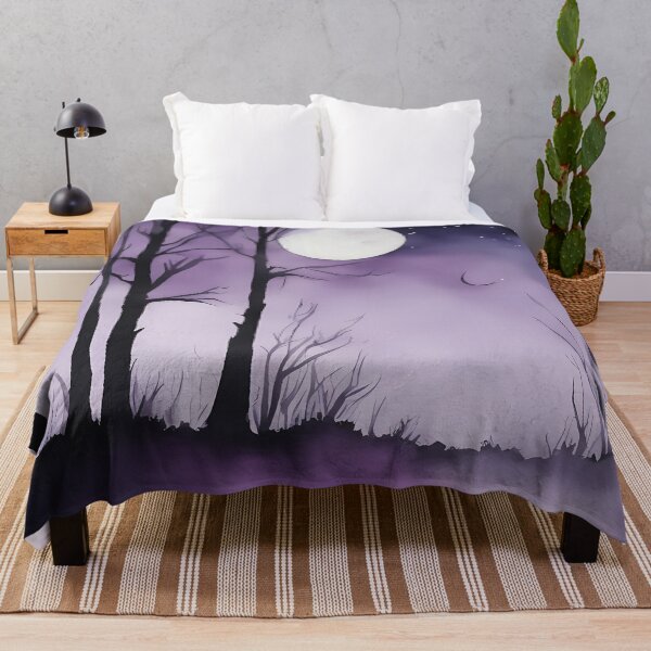 Item preview, Purple Fullmoon Forest designed and sold by CalmnessbyChoice.