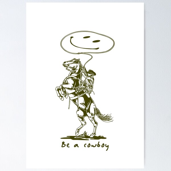 Item preview, Happy cowboy designed and sold by Moodwills.