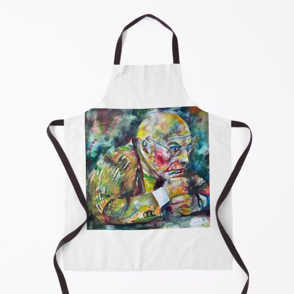 Item preview, MICHEL FOUCAULT watercolor portrait .3 designed and sold by lautir.