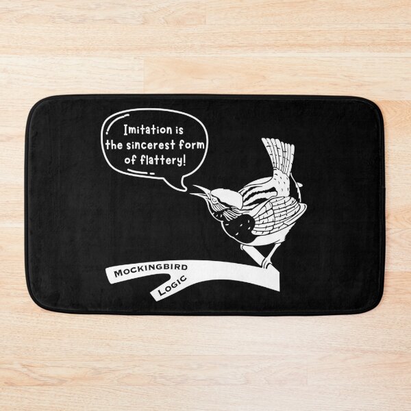 Item preview, Funny Mockingbird Imitation is Flattery designed and sold by SunandShade.