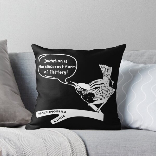 Item preview, Funny Mockingbird Imitation is Flattery designed and sold by SunandShade.
