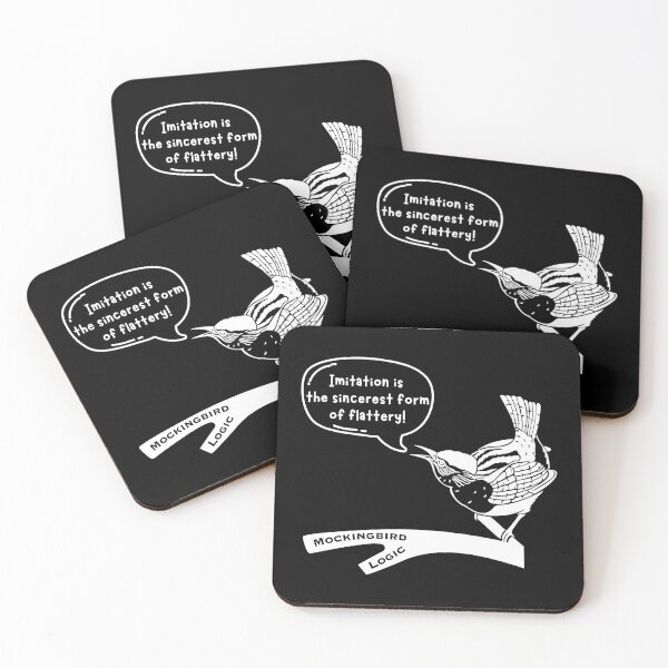 Item preview, Funny Mockingbird Imitation is Flattery designed and sold by SunandShade.
