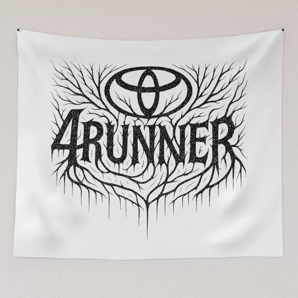 Item preview, 4Runner Logo – Metal Typography Art designed and sold by 4RunnerGear.